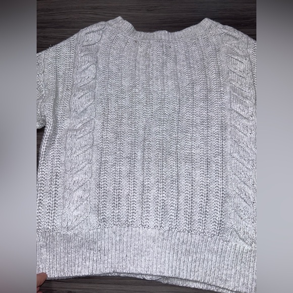 Cupcakes and Cashmere Soft Chunky Knit Cardigan Sweater V-neck Button Up Size M - Picture 8 of 8